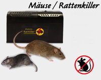 Elektrische Mausefalle Rattenfalle Tierfalle Einfach Sauber Diskret Neuheit